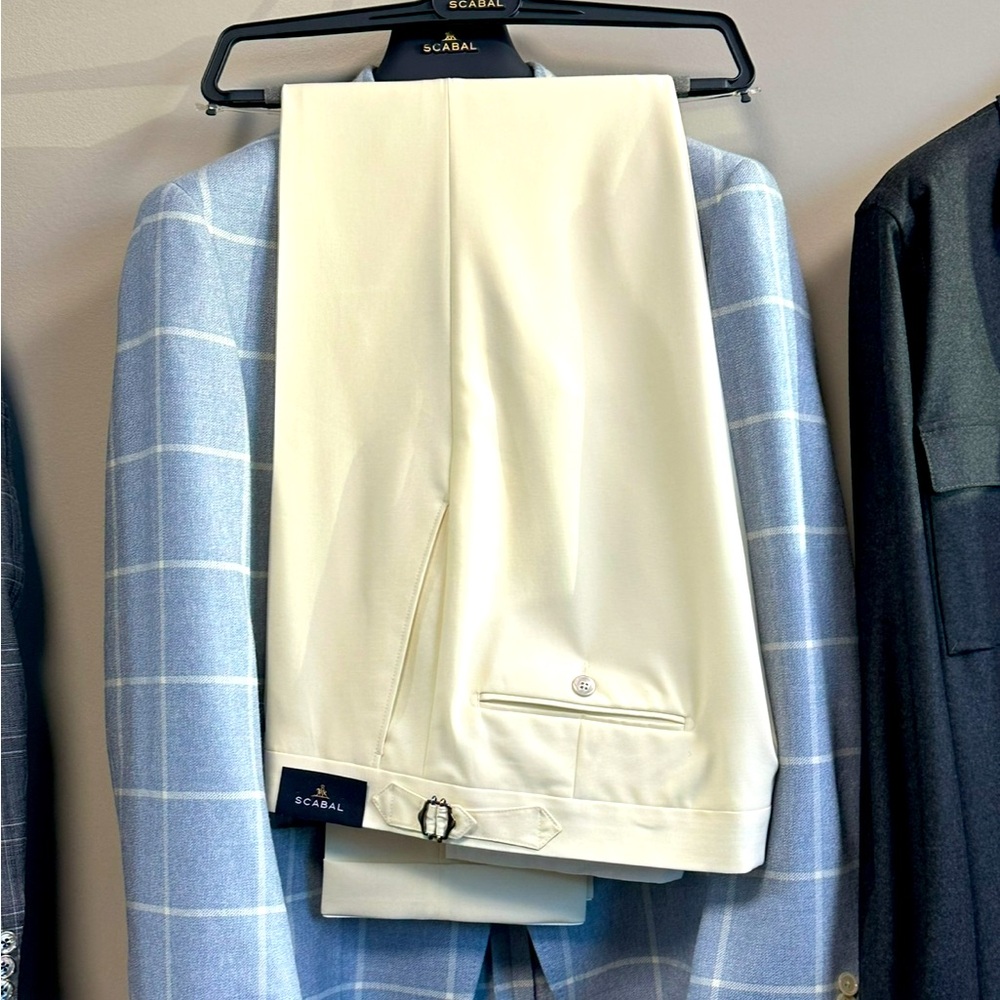 Scabal Ivory/Cream Pants